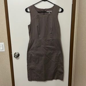 Ann Taylor Loft size 4 dress brown stretch small